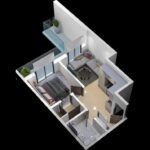 new-residence-project-gueliz-one-room-plan